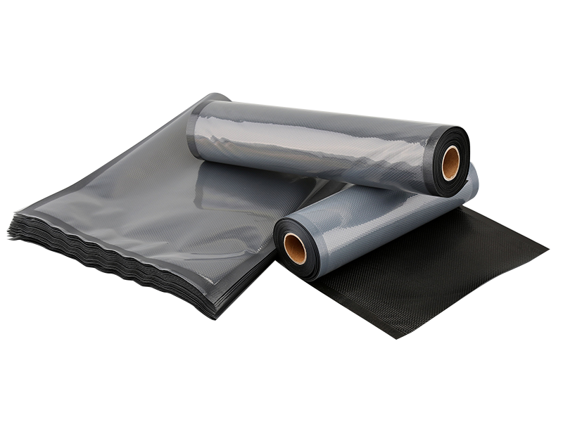 Black/Clear vacuum sealer bag / roll