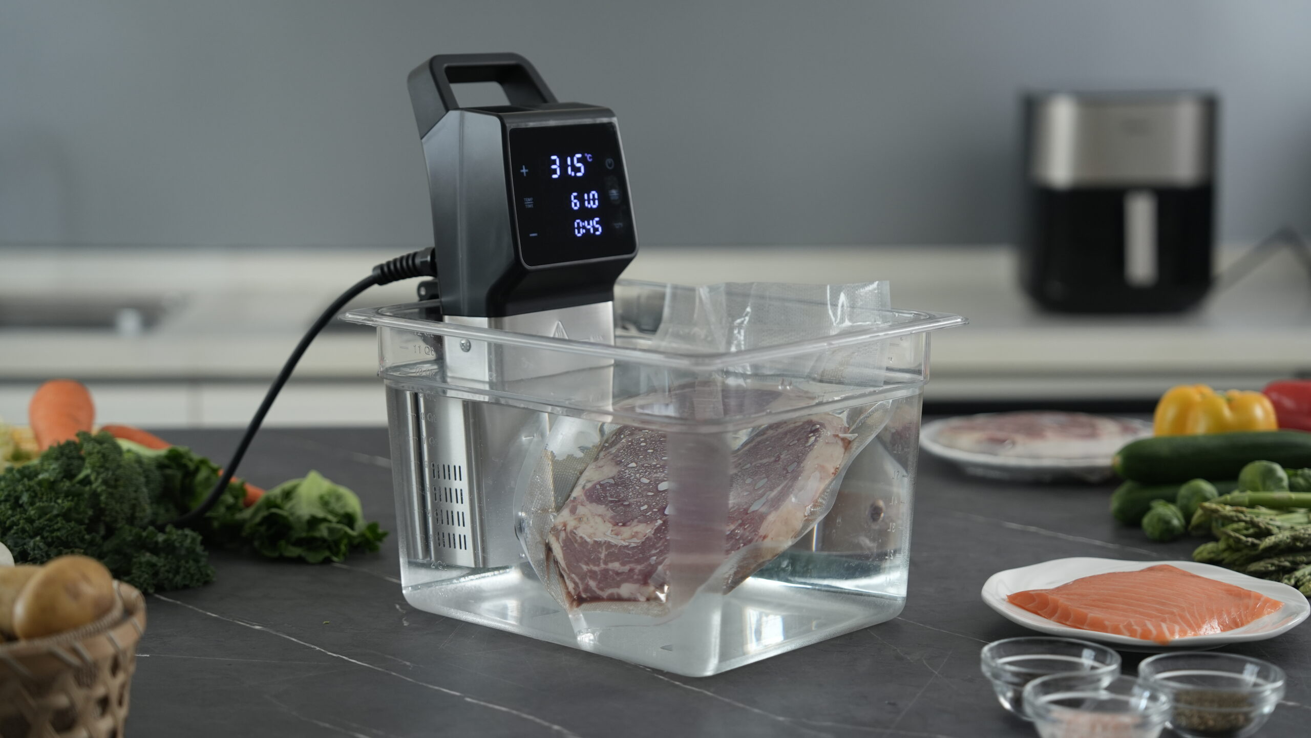 Sous vide beef