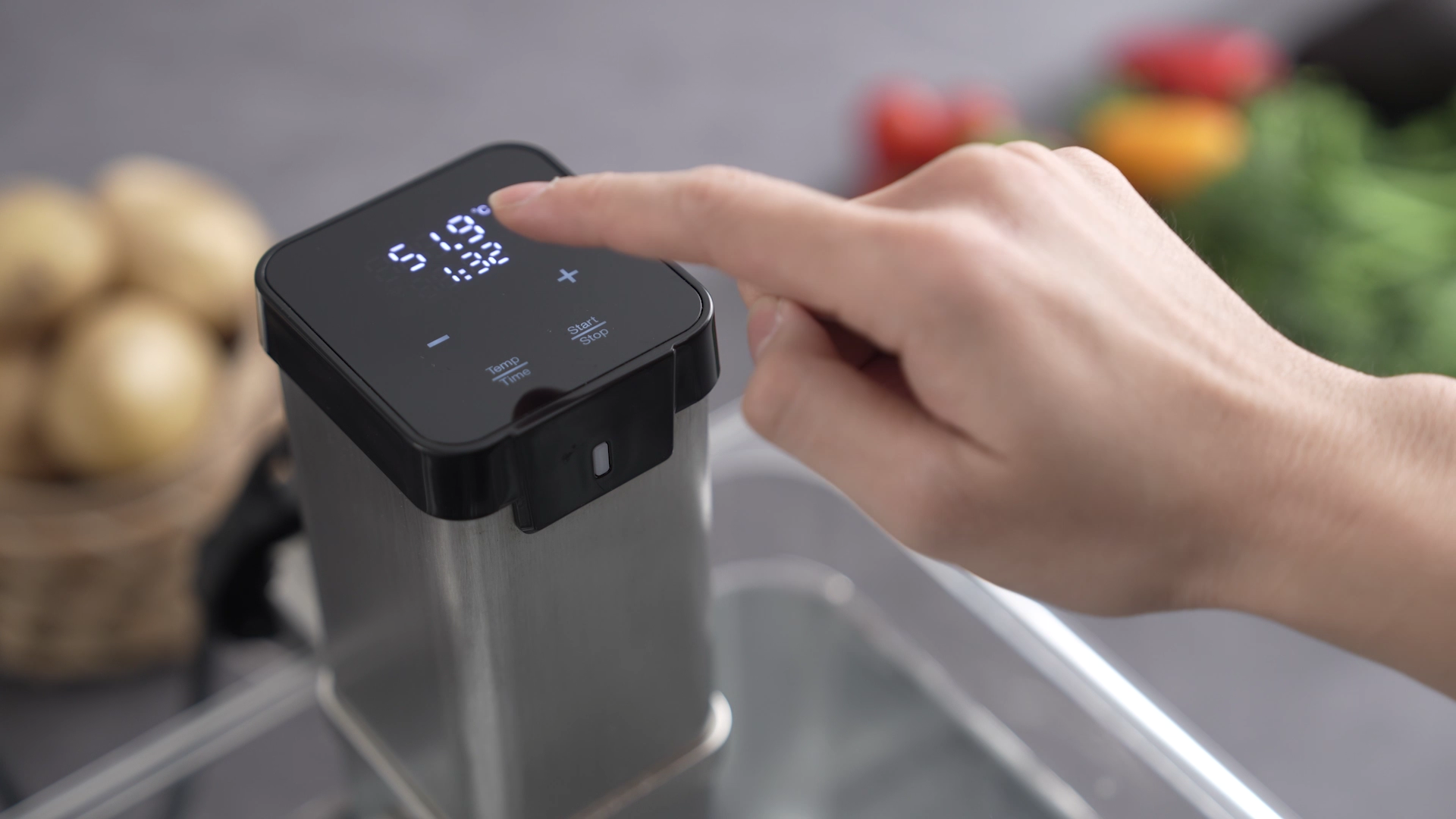 SV133 sous vide control panel